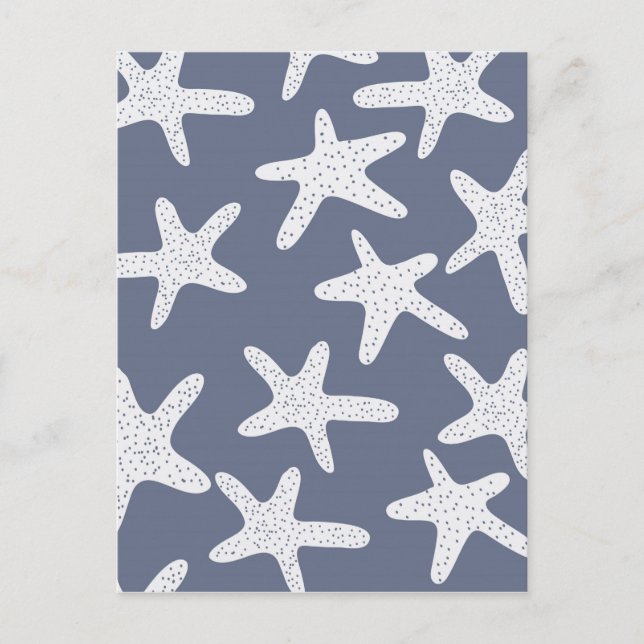 Vintage Style Starfish Postkarte (Vorderseite)