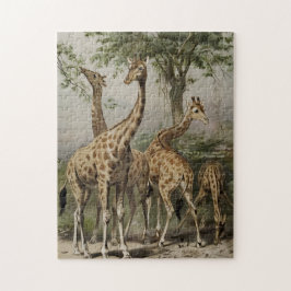 Vintage südafrikanische Giraffen