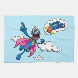 Vintage Super Grover Geschirrtuch