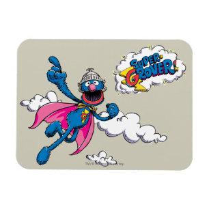Vintage Super Grover Magnet