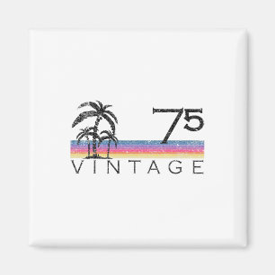 Vintage-Surfen 1975 Pazifischer Ozean Sonnenunterg Magnet