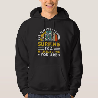 Vintage Surfer Retro Surfing Beach Summer Vacation Hoodie