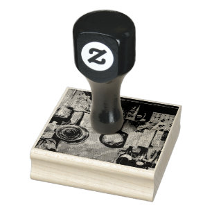 Vintage-Sushi-Kunstwerk Gummistempel