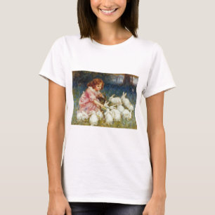 Vintage Süße Tier Ostern T-Shirt