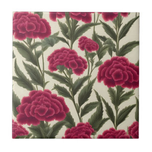 Vintage Süßer William Nostalgische Blüten Fliese