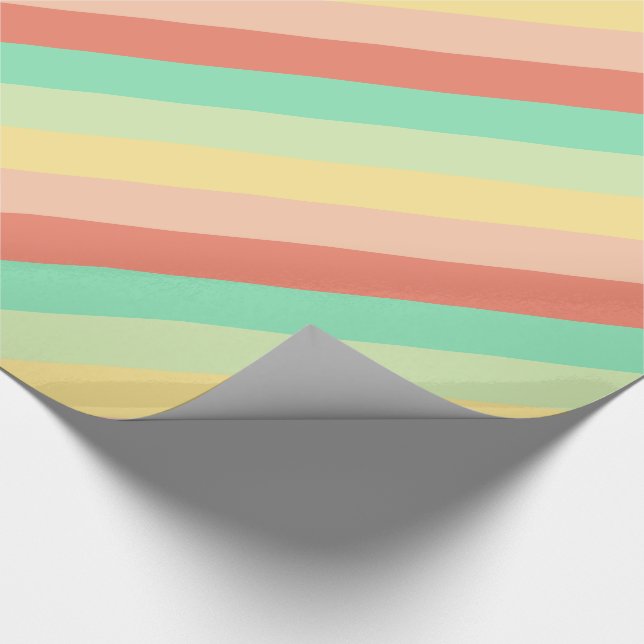 Vintage Süßigkeits-Glas-Streifen Geschenkpapier (Ecke)