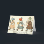 Vintage Swedish Christmas Greeting Card Feiertagskarte<br><div class="desc">Vintage / Retro Swedish Christmas card.  God Jul!</div>