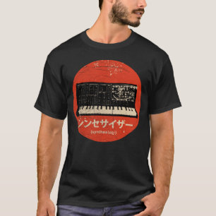 Vintage Synthesizer Analoger Japanischer Retro Syn T-Shirt
