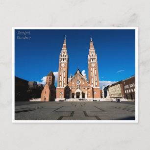 Vintage Szeged Retro Ungarn Hongrie Postkarte