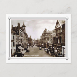 Vintage Szene von Nuneaton, Warwickshire Postkarte