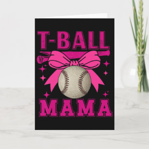 Vintage T-ll Mama Softll Mom Bogen Druck Muttertag Karte