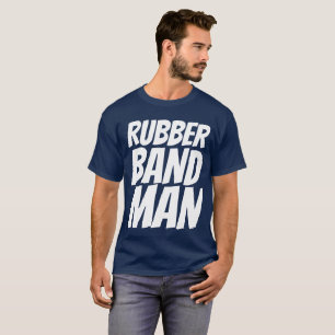 Vintage T - Shirt der 70er Jahre, RUBBERBAND MAN