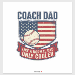 Vintage-T-Shirt-Design mit patriotischem Baseball- Aufkleber