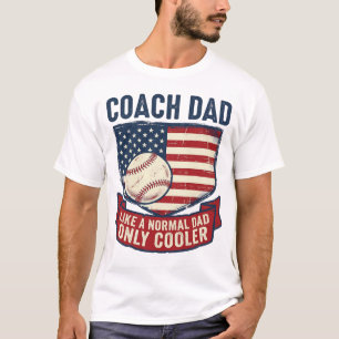 Vintage-T-Shirt-Design mit patriotischem Baseball- T-Shirt