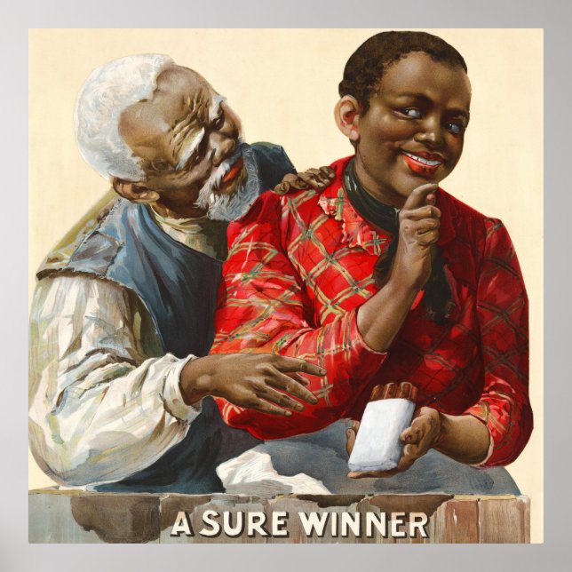 Vintage Tabakwerbung Poster (Vorne)