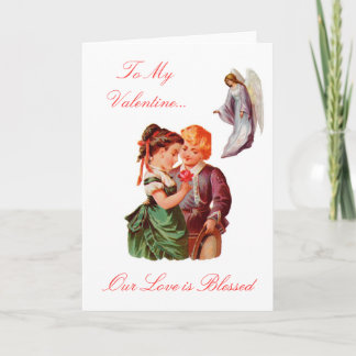 Vintage Tageskarte Feiertagskarte