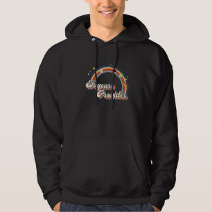 Vintage Tagesmutter Squad Regenbogen Zurück zur Sc Hoodie