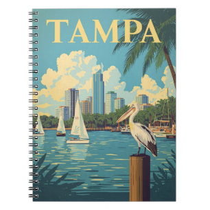 Vintage Tampa Bay Notizblock