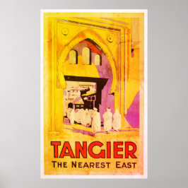 Vintage Tanger Travel Poster