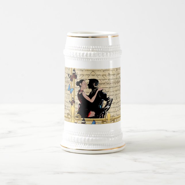 Vintage Tango Bierglas (Mittel)