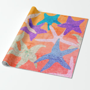 Vintage-Tanz-Seestern-Geschenkpapier Geschenkpapier