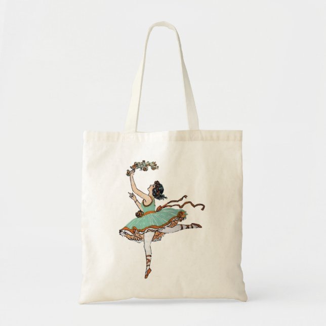 Vintage Tänzer-Tasche Tragetasche (Vorne)