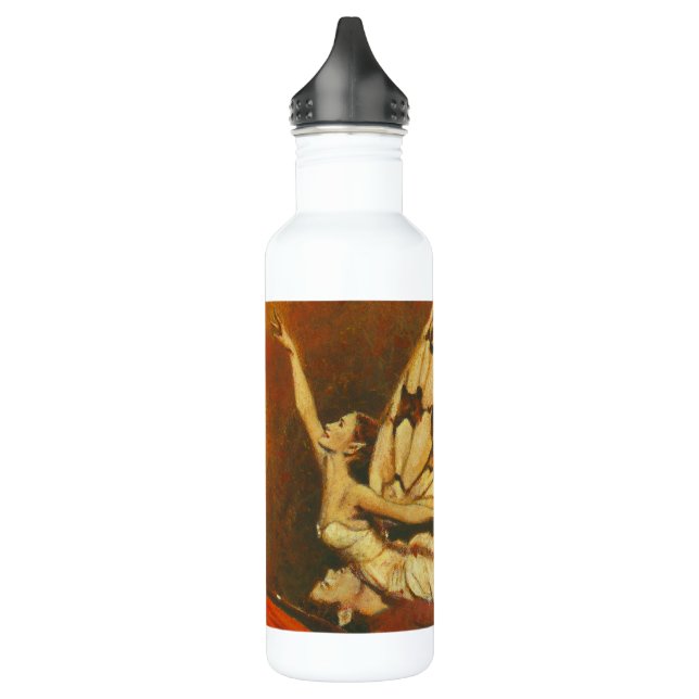 Vintage Tanzfedern Wasserflasche Edelstahlflasche (Links)