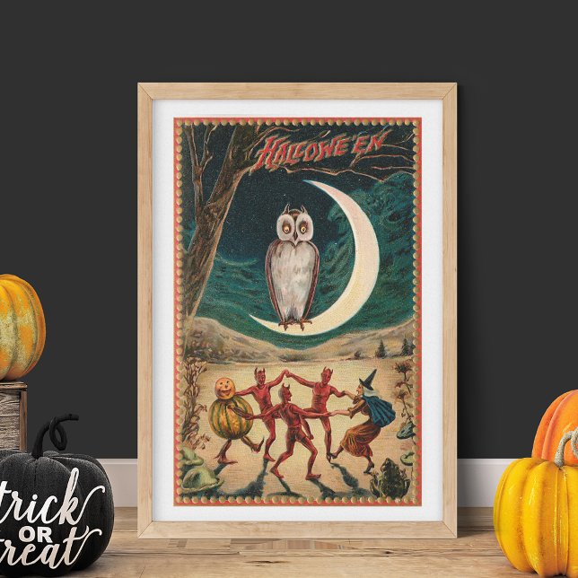 Vintage Tanzstifte, Hexen und Kürbiskürme Seidenpapier (Von Creator hochgeladen)