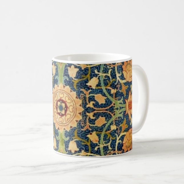 Vintage Tapestry Coffee Mug Kaffeetasse (VorderseiteRechts)