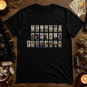 Vintage-Tarotkarten-Collage Mystisch  T-Shirt