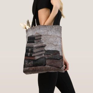 Vintage-Tasche für Bücherliebhaber Tasche