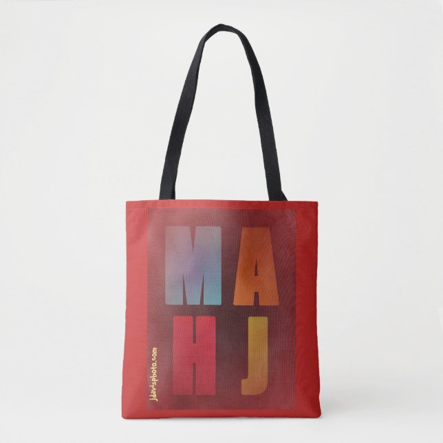 Vintage Tasche Milliamperestunde Jongg (Vorderseite)