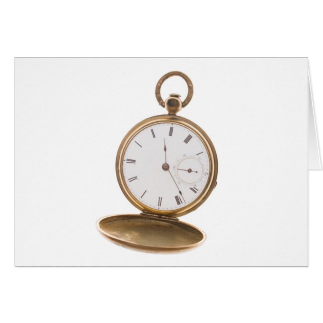 Vintage Taschen-Uhr (Vorderseite (Horizontal))