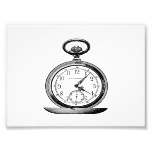 Vintage-Taschenuhr Cool Fab Fotodruck