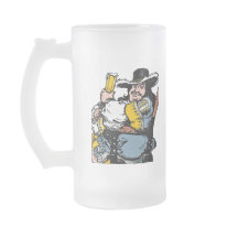 Vintage Tasse aus Mattiertem Bierglas aus dem 18.