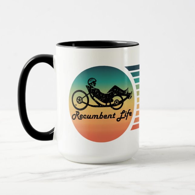 Vintage Tasse des Liegeradens (Links)
