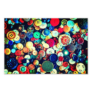 Vintage Tasten Fotodruck
