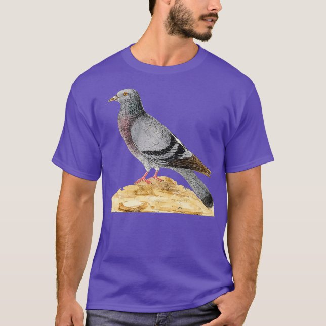 Vintage Taubenflüsterzüge oder extravagante T-Shirt (Vorderseite)