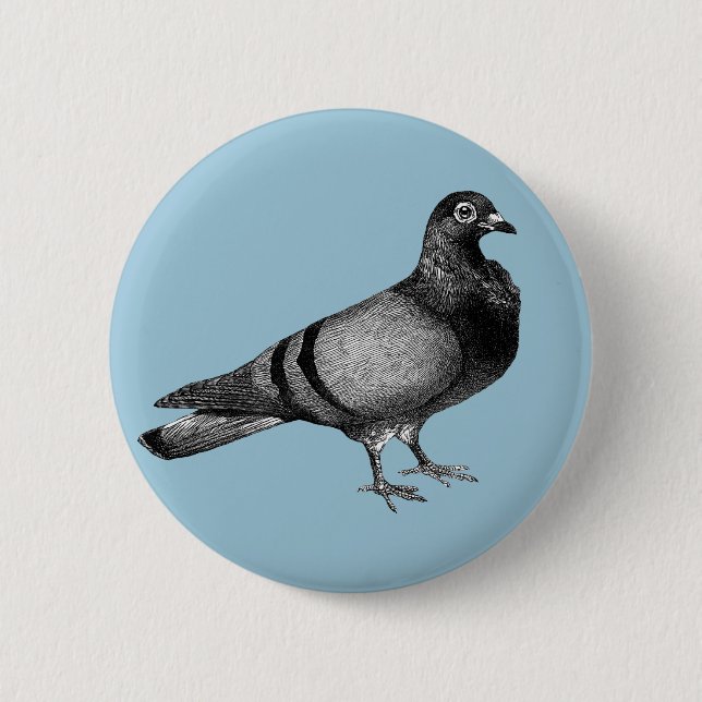 Vintage Taubengeschenke Button (Vorderseite)