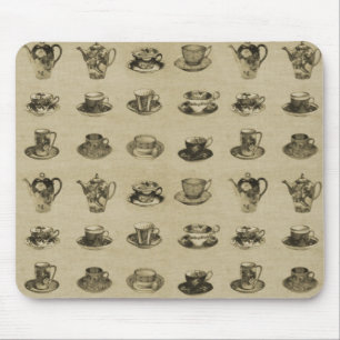 Vintage Teacups Mousepad