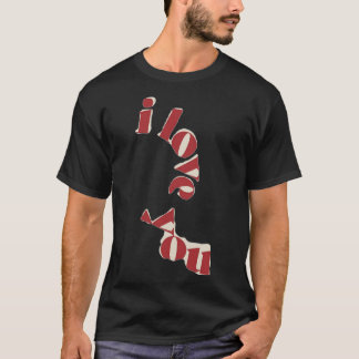 Vintage Tear Ich liebe Dich T-Shirt