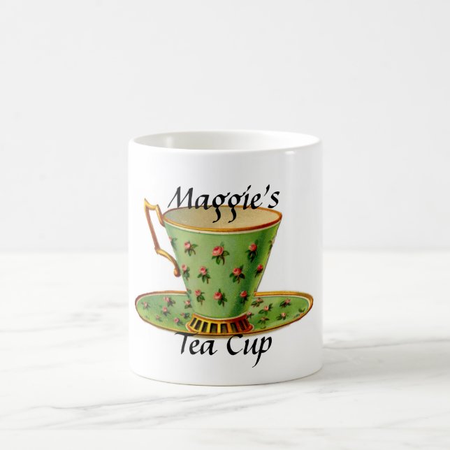 Vintage Tee-Schalen-Tasse Kaffeetasse (Mittel)