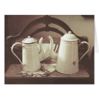 Vintage Teekanne-alte Kaffee-Töpfe