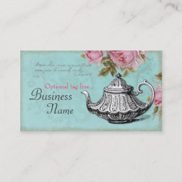 Vintage Teekanne Visitenkarte