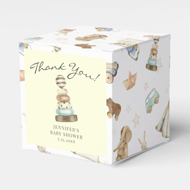 Vintage Teelingring-Dusche Geschenkschachtel (Vorderseite)