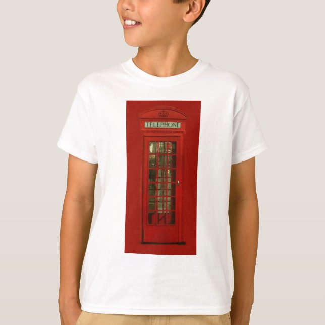 Vintage Telefonbox T-Shirt (Vorderseite)