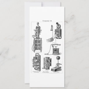 Vintage Telefone Illustration Telefone Retro Telef