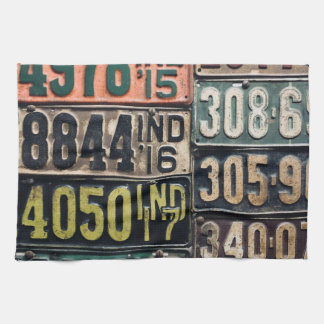 Vintage Teller Geschirrtuch