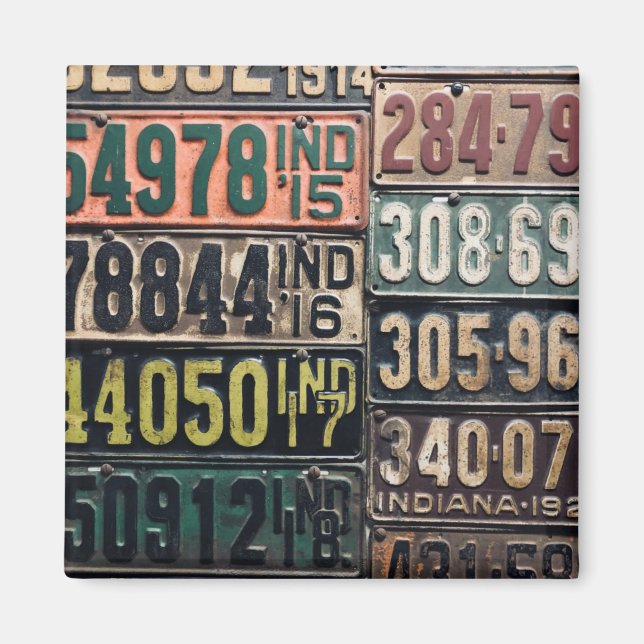 Vintage Teller Magnet (Vorne)