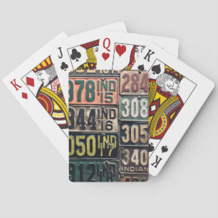 Vintage Teller Spielkarten